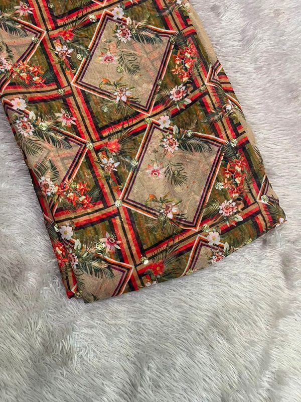 Printed Georgette Sequins (44 "width)
