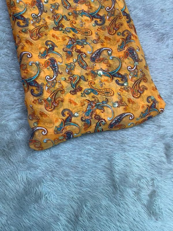 Printed Georgette Sequins (44 "width)