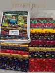 ferrari print blouse (synthetic 1mtr pack of 20 pcs ,20 different cols)