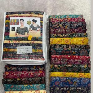 milano print blouse bit (1 mtr pack of 20 pcs,20 different cols)