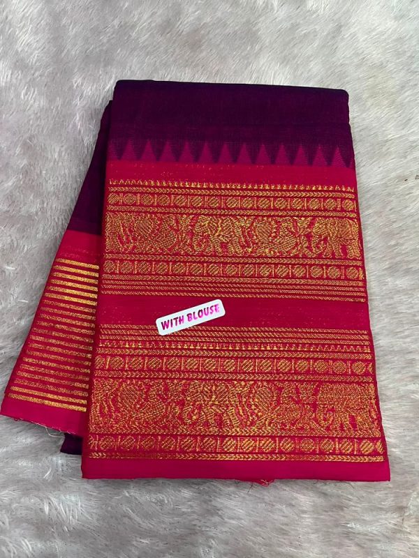 CHETTINADE SAREE WITH BLOUSE
