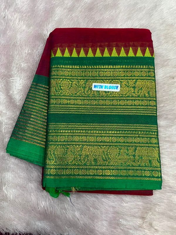 CHETTINADE SAREE WITH BLOUSE