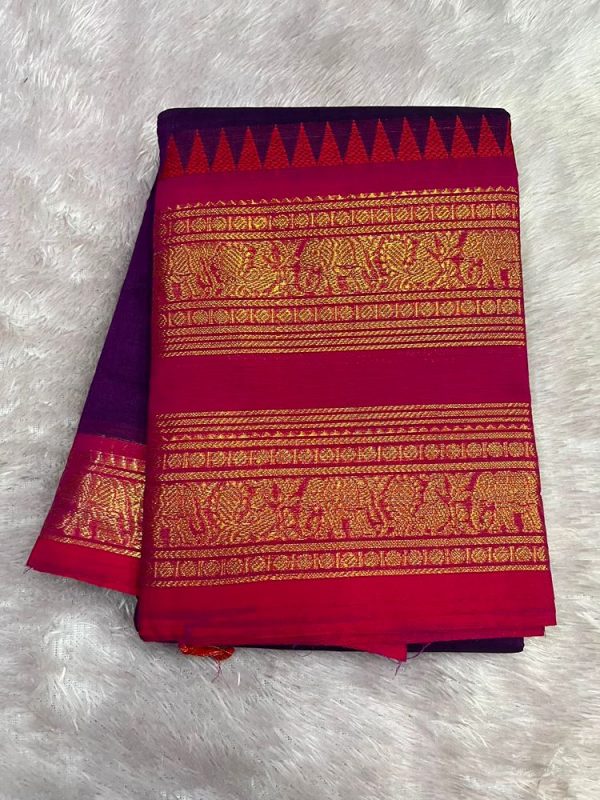 CHETTINADE SAREE WITH BLOUSE