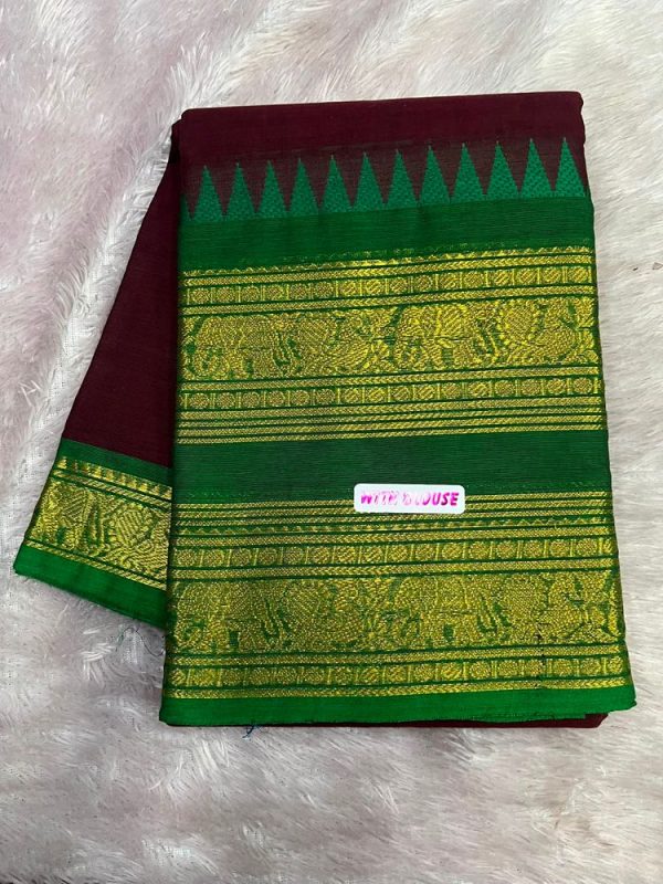 CHETTINADE SAREE WITH BLOUSE