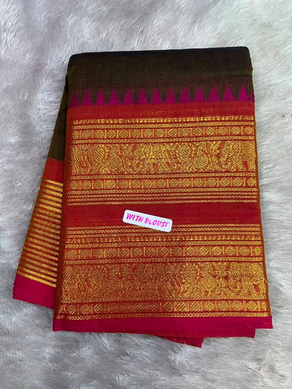 CHETTINADE SAREE WITH BLOUSE