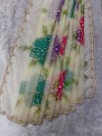 Heavy Bead Soft Organza Dupatta ( 2.5 mtr )