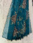 Heavy Bead Soft Organza Dupatta ( 2.5 mtr )