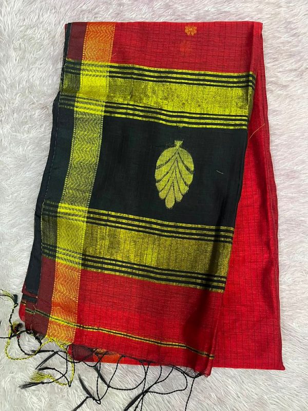 MAHESHWARI SILK SAREE WITH BLOUSE (DESIGN1)