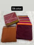 SILK COTTON BLOUSE BITS (1 MTR PACK OF 25 PCS,25 DIFFERENT COLS)