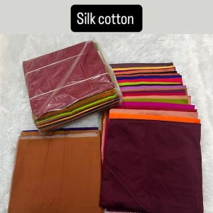 SILK COTTON BLOUSE BITS (1 MTR PACK OF 25 PCS,25 DIFFERENT COLS)