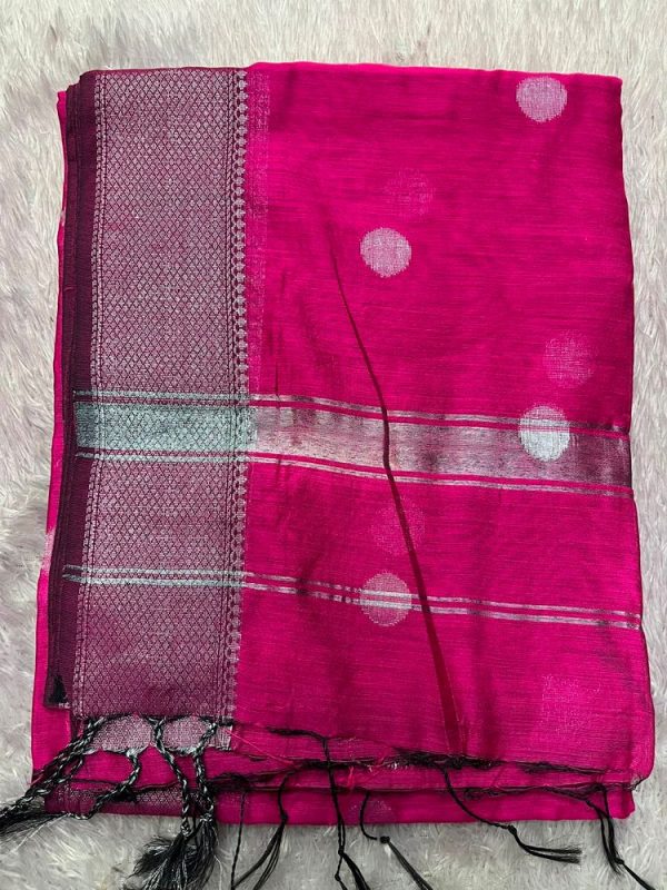 MAHESHWARI SILK SAREE WITH BLOUSE (DESIGN2)