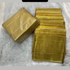 TISSUE BLOUSE BITS(1 MTR PACK OF 25 ,25 DIFFERENT SHADES)