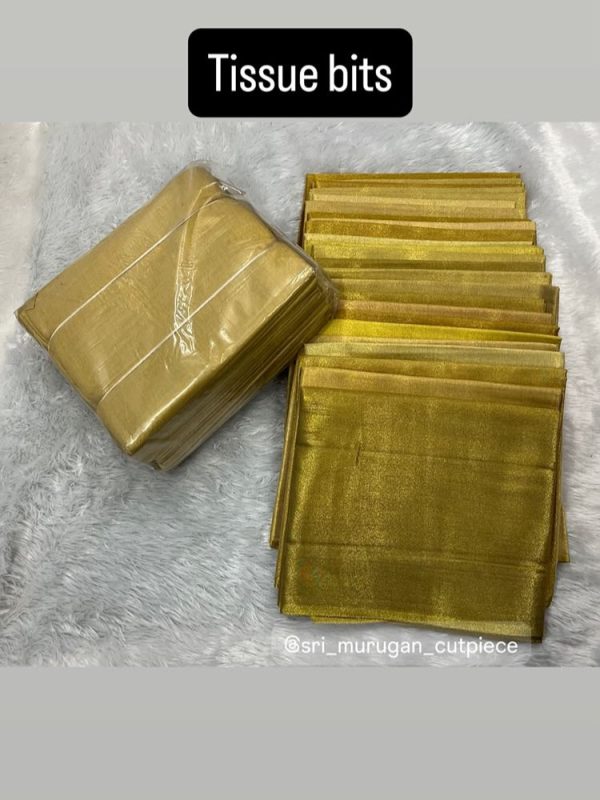 TISSUE BLOUSE BITS(1 MTR PACK OF 25 ,25 DIFFERENT SHADES)