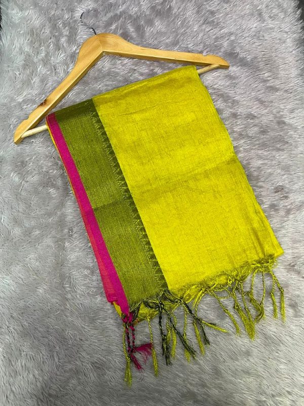 Tissue Border Saree ( 5.5 mtr without blouse )