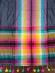 mull checks saree (5.5 mtr without blouse )