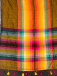 mull checks saree (5.5 mtr without blouse )
