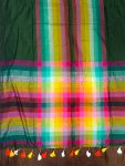 mull checks saree (5.5 mtr without blouse )