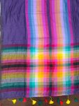 mull checks saree (5.5 mtr without blouse )