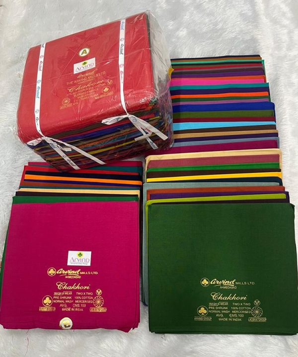 ARAVIND BLOUSE BITS (1 MTR PACK OF 50 PCS,50 DIFFERENT COLS )