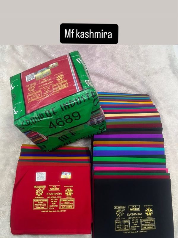 MAFATLAL KASHMIRA (1 MTR PACK OF 50 PCS ,50 DIFFERENT COLS )