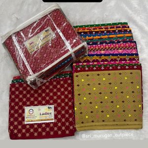 LADLEE PRINTED BLOUSE (1 MTR PACK OF 25 PCS ,25 DIFFERENT COLS)
