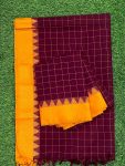 CHETTINAD CHECKED HANDLOOM(2 PCS SET TOP AND DUPPATTA)