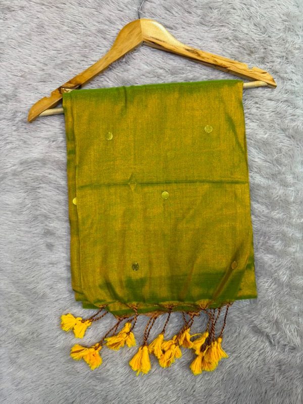 TISSUE SEQUINS SAREE