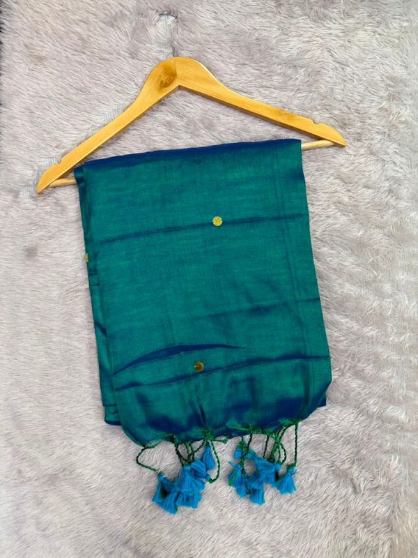 TISSUE SEQUINS SAREE