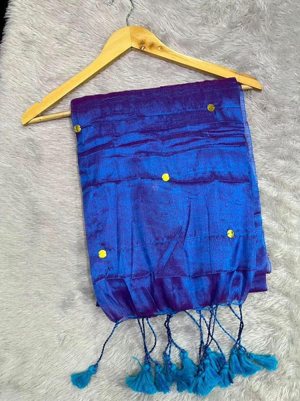 TISSUE SEQUINS SAREE