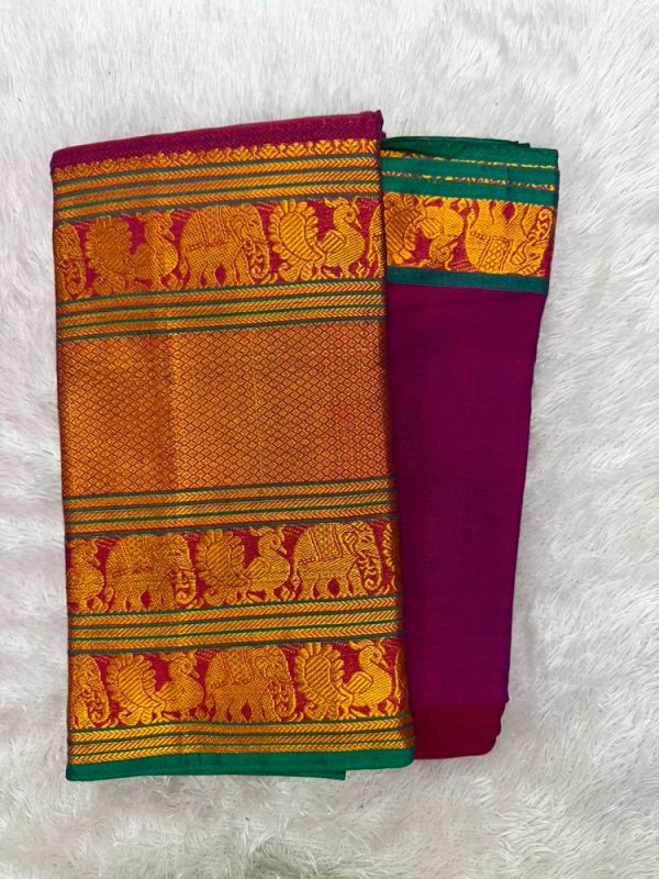 NARAYANPET SAREE (WITH BLOUSE 6.2 MTR )