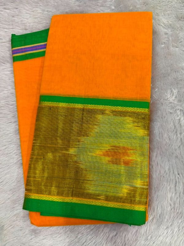 SICO BORDER SAREE(WITH BLOUSE 6.2 MTR )