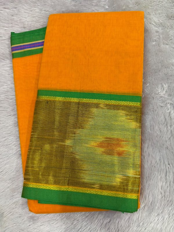 SICO BORDER SAREE(WITH BLOUSE 6.2 MTR )