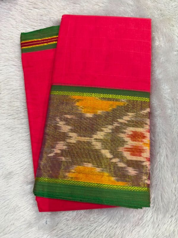 SICO BORDER SAREE(WITH BLOUSE 6.2 MTR )