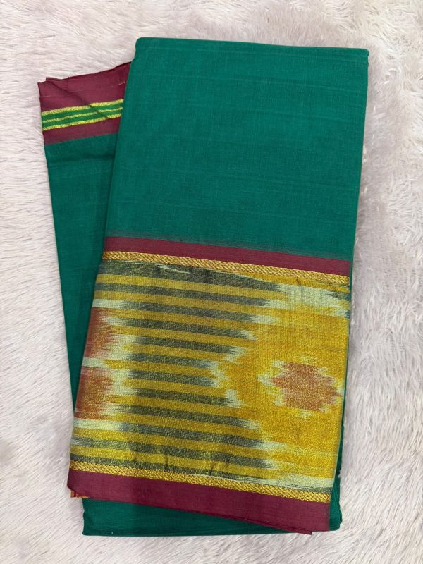 SICO BORDER SAREE(WITH BLOUSE 6.2 MTR )