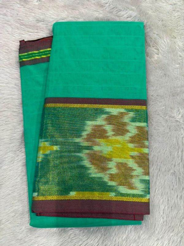 SICO BORDER SAREE(WITH BLOUSE 6.2 MTR )