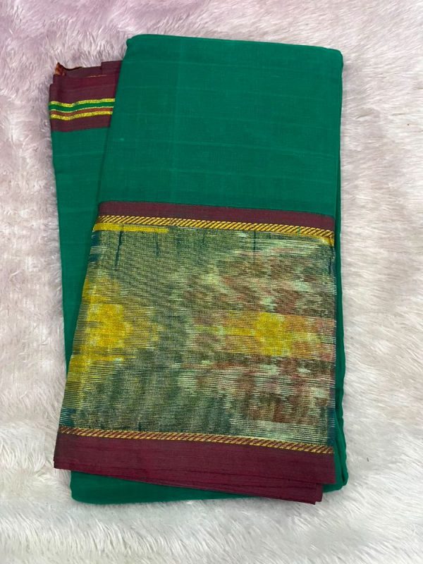 SICO BORDER SAREE(WITH BLOUSE 6.2 MTR )