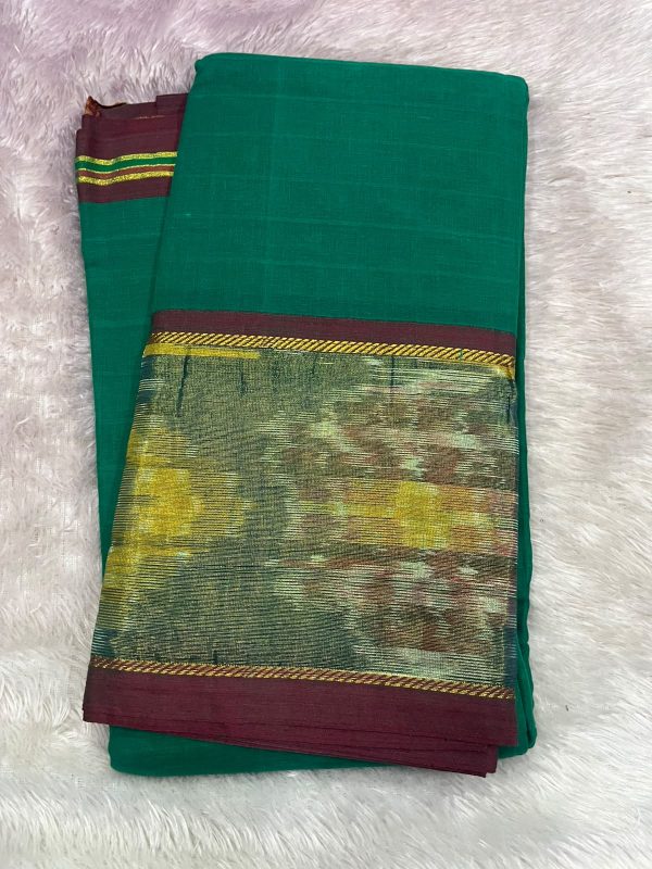 SICO BORDER SAREE(WITH BLOUSE 6.2 MTR )