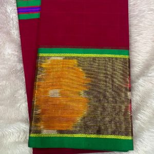 SICO BORDER SAREE(WITH BLOUSE 6.2 MTR )