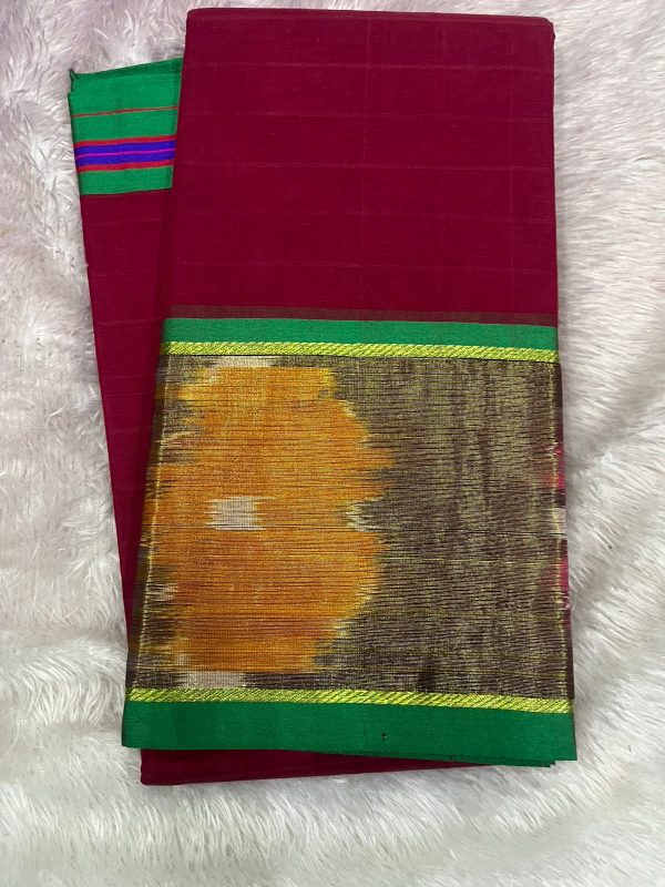 SICO BORDER SAREE(WITH BLOUSE 6.2 MTR )