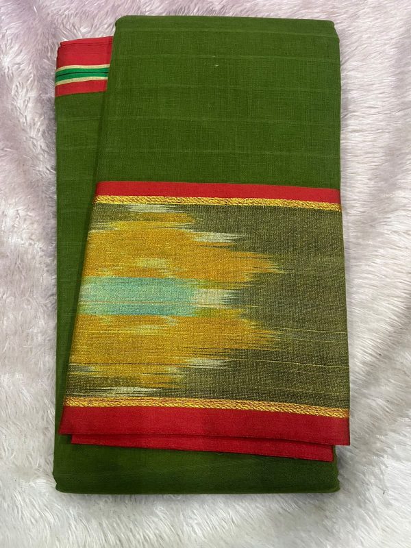 SICO BORDER SAREE(WITH BLOUSE 6.2 MTR )