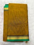 NARAYANPET SMALL BORDER SAREE (WITH BLOUSE 6.2 MTR )