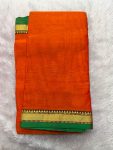 NARAYANPET SMALL BORDER SAREE (WITH BLOUSE 6.2 MTR )