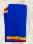 NARAYANPET SMALL BORDER SAREE (WITH BLOUSE 6.2 MTR )