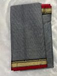 NARAYANPET SMALL BORDER SAREE (WITH BLOUSE 6.2 MTR )