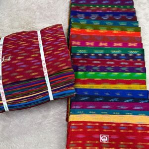 GEETHANJALI COTTON BLOUSE BITS ( 1MTR PACK OF 25 PCS ,25 DIFFERENT PRINT AND COLOUR 0