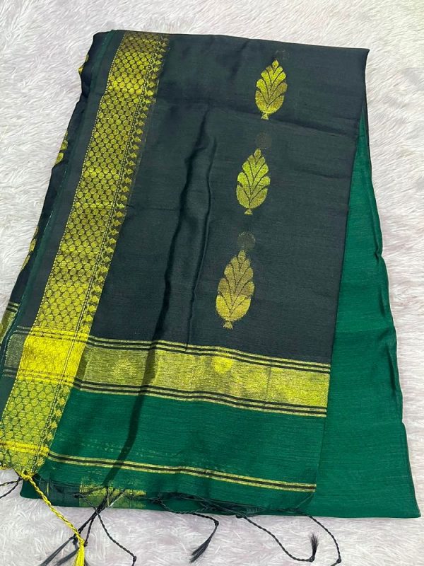 MAHESHWARI SILK SAREE WITH BLOUSE (DESIGN 4)