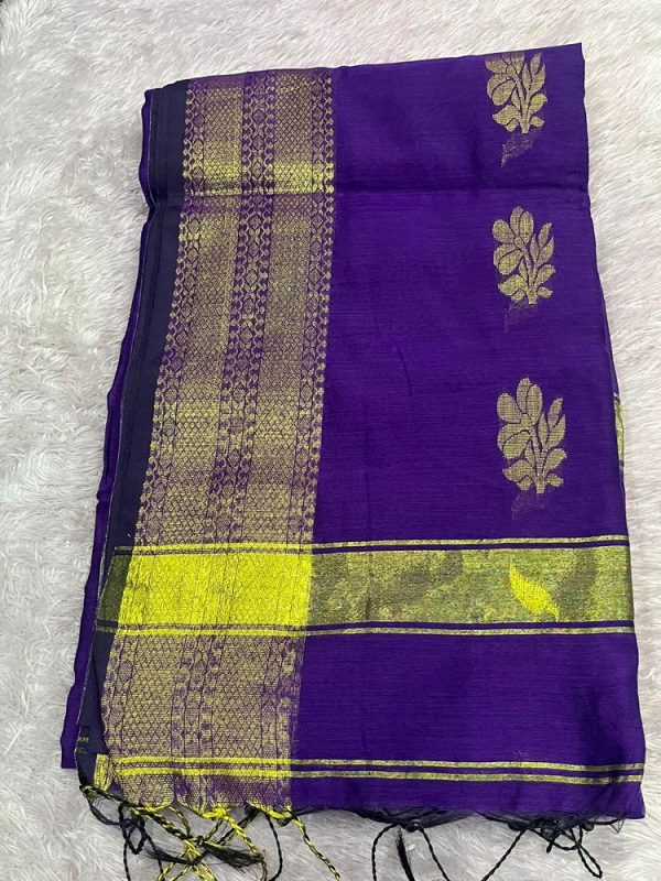 MAHESHWARI SILK SAREE WITH BLOUSE (DESIGN 4)