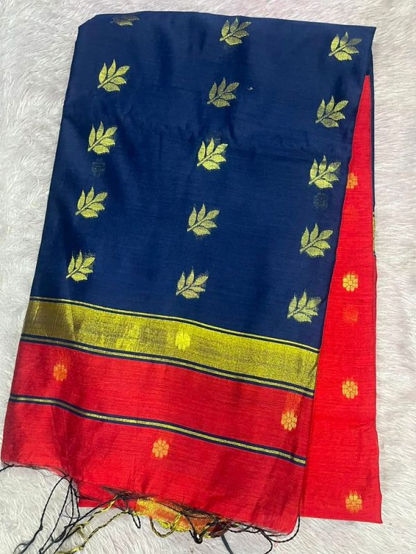 MAHESHWARI SILK SAREE WITH BLOUSE (DESIGN 4)