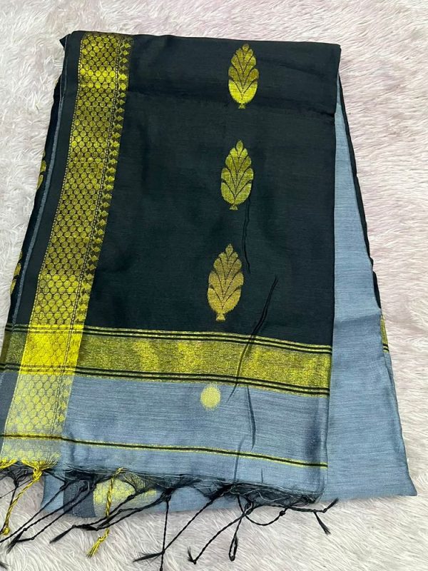 MAHESHWARI SILK SAREE WITH BLOUSE (DESIGN 4)