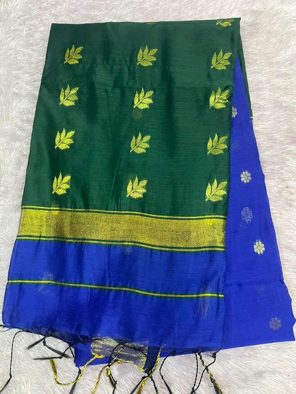 MAHESHWARI SILK SAREE WITH BLOUSE (DESIGN 4)